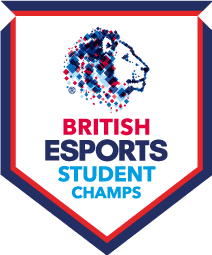 British Esports Student Champs lion head logo